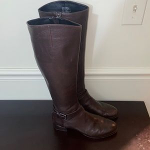 Kenneth Cole Branden Buckle Brown Boots